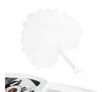 Genérico Hand Fan - Decorative Portable | Peacoćk Tail Summer Cooling Tool