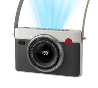 Genérico Hand Held Fan | LED Display Women Kids Neck, Personal Handheld Fan