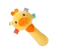 Genérico Hand Held Rattle - Polyester 17Cm 110G | Animal Toy, Sensory Learning Accessory, Travel Pram Entertainment | Early Development Grasp Training Comfort