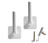 Genérico Hand Towel Holder - 2.76x2.76x4.57in Wall Mounted Hand Towel Hanger | Adhesive Bathroom Towels Rings | No Drilling Toilet Paper Hanger Hardware for Closet Living Room Clothes Hats Rv Kitchen