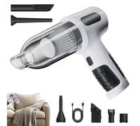 Genérico Handheld Car Vacuum, Portable Auto Cleaner, 12x8 Inches Vehicle Vacuum with Strong Suction, Lightweight Cleaning Device, Car Cleaner with Compact Design, Home Appliance for Sofa and Truck