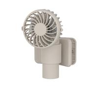 Genérico Handheld Cooling Fan, Paraguas Clamp-On Fan, Recargable USB Charging, Three Wind Speeds, Compact Electronic Device, Perfect for Stroller and Camping Use, 1 Pieces