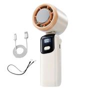 Genérico Handheld Cooling Fan, plegable Personal Cooler Fan, 100 modos de viento ajustable, USB recargable ligero diseño, quiet Portable Breeze for Hot Weather Beach Picnic Youth Camping Fishing