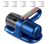 Genérico Handheld Cordless Mattress Vacuum Cleaner, Upgraded Version 13000pa Handheld Vacuum, with Washable Filter, Mattress Cleaner Machine Deep (Blue)