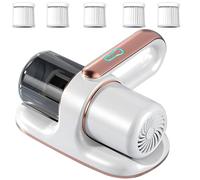 Genérico Handheld Cordless Mattress Vacuum Cleaner, Upgraded Version 13000pa Handheld Vacuum, with Washable Filter, Mattress Cleaner Machine Deep (White)