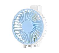 Genérico Handheld Fan - 128g 3 Wind Speeds 5V-1A | Foldable Small Fan For Dormitories And Outdoor Use | Travel Pocket Fans With Large Capacity Lithium Battery For Personal Cooling