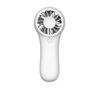 Genérico Handheld Fan 3 Speeds Portable Low Noise USB Rechargeable