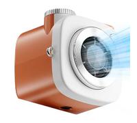 Genérico Handheld Fan - Camera-Shaped, 199 Speeds, Digital Display, 2000mAh