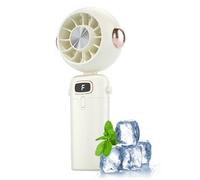 Genérico Handheld Fan, Portable Cooling Mini Ventilator, Folding Compact Design, Long-Lasting Power Supply, On-Demand Cooling Power, For Desk, Outdoor Travel, Camping, Car, 3.35x1.77x7.01 Inches