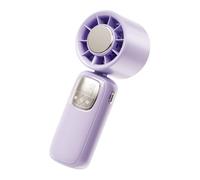 Genérico Handheld Fan, Portable Fan, Adjustable Speeds with LED Display 6.34x2.44x0.1 Inches, Foldable Blower for Makeup, Working, Commutes, Hot Weather, Travel Cooling Device, Personal Breeze Tool