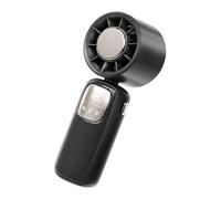 Genérico Handheld Fan, Portable Fan, Adjustable Speeds with LED Display 6.34x2.44x0.1 Inches, Foldable Blower for Makeup, Working, Commutes, Hot Weather, Travel Cooling Device, Personal Breeze Tool