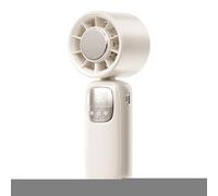 Genérico Handheld Fan, Portable Fan, Adjustable Speeds with LED Display 6.34x2.44x0.1 Inches, Foldable Blower for Makeup, Working, Commutes, Hot Weather, Travel Cooling Device, Personal Breeze Tool