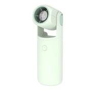 Genérico Handheld Fan Rechargeable Blower, Small 5 Speed Device, Adjustable Summer Cooling Tool, Travel Supply, Practical for Women Men Indoor Outdoor Hiking Beach Picnic Running Concert Home