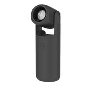 Genérico Handheld Fan Rechargeable Blower, Small 5 Speed Device, Adjustable Summer Cooling Tool, Travel Supply, Practical for Women Men Indoor Outdoor Hiking Beach Picnic Running Concert Home