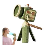 Genérico Handheld Fan, Retro Camera Style, Adjustable Speed Settings, Compact Electric Cooling, Travel Gadget, Excellent for Vacation Trips, Dorm Rooms, Desks & Outdoor Use, 4.33x4.33x7.48 Inches