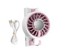 Genérico Handheld Fan - USB Rechargeable Cooling Fan, Adjustable Travel Hand fans, Quiet operations | Enhances Comfort Ideal For Indoor Outdoor Travel Hiking Camping Beach Running Home Gyms Use