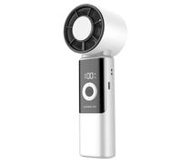 Genérico Handheld Folding Fan - Rechargeable Cooling Device | Quiet Personal Electric Fand with Long Battery Life, Compact Travel Fan with Portable Design for Indoor Outdoor Summer