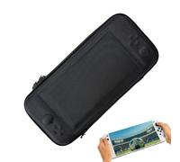 Genérico Handheld Game Console Case, Waterproof EVA Travel Bag 11.81x5.51x1.57 Inches, Controller Screen Protection, Charging Organizer, Scratch-Resistant Lightweight Storage Holder for Men