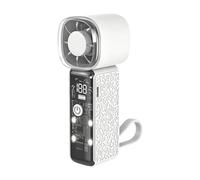 Genérico Handheld Portable Fan | 3000mAh USB Rechargeable Aromatherapy With Lanyard | Handheld Mini Personal Fan | For Home Travel Camping Office Outdoor, Men Women Kids