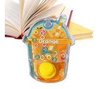 Genérico Handheld Water Game - Looping Ring Toss Toy Mini | Liquid Filled Play Leakproof Compact Design Button Press Interactive for Boys Girls, School, Classroom, Home, Travel or Camping