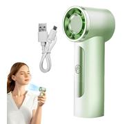 Genérico Handheld Wind Fan, Personal Portable Breeze Device,1.57x3.94, Strong Wind Output, Quiet for Comfort, Ideal for Makeup, Travel, Weddings, Sports, Outdoor Activities