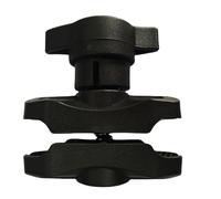 Genérico Handlebar Clamp Mount Base, Alloy Standard Size - Mount Strong Rod Clamp with Shock-Absorbing Support, Heavy Duty for Smartphone Sport Camera Use | Compatible with Mounts B Size