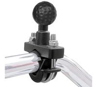 Genérico Handlebar Clamp Mount Base, Sturdy Shock-Absorbing Ball Alloy Bracket, Motorcycle Phone Holder Attachment for Outdoor Bike Cycling Scooter and GPS Navigation Equipment