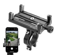 Genérico Handlebar Phone Holder For Bike - 4 Claw Secure Mount with 360° Rotation | Compatible with Smartphones 2.3-3.4in Wide | Ideal For Bikes, Scooters & More