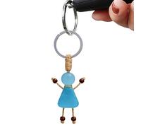 Genérico Handmade Acrylic Keychain, Sea Glass Pendant Charm, Decorative Key Chain with Polished Finish, Keychain Accessory Device, Key Chain with Artistic Design, Keychains for Purse Backpack