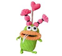 Genérico Handmade Crochet Key Case - Sausage Mouth Car Cover, Plush Yarn Holder | Knitted Soft Travel Lock Bag Accessory With Cute Handmade All Around Protection For Car Keys
