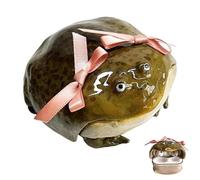 Genérico Handmade Frog Wireless Earphone Protector Case, Earbuds Case with Soft Anti-Scratch Protection, Creative Animals Design for Daily Use & Gift Ideas (Bow,for airpods 4)