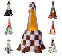 Genérico Handmade Glow Lava Lamp, Retro Style Lava Flow Decor,Artisan Magma Mood Night Liquid Light Decor for Focal Point Nightstands, Shelves,Home Bedroom,Office