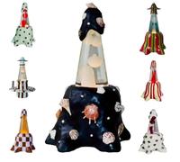 Genérico Handmade Glow Lava Lamp, Retro Style Lava Flow Decor,Artisan Magma Mood Night Liquid Light Decor for Focal Point Nightstands, Shelves,Home Bedroom,Office