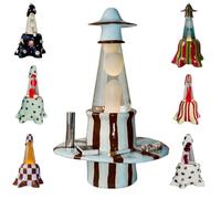 Genérico Handmade Glow Lava Lamp, Retro Style Lava Flow Decor,Artisan Magma Mood Night Liquid Light Decor for Focal Point Nightstands, Shelves,Home Bedroom,Office