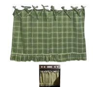 Genérico Handmade Oven Skirts,Heat Proof Ovens Door Skirt Curtain,Curtain Tie Top,Farmhouse Kitchen Décor,Effortless Install,Hide Clutter,for Oven,Dishwashers,Washing Machine (D)