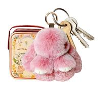 Genérico Handmade Soft Bunny Charms | Soft & Cute Bunny Keychains, Artificial Rabbit Handmade Charms, Bag Accessories For Women And Girls
