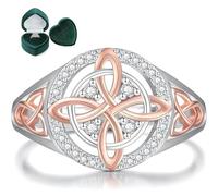 Genérico Handmade Witch’s Return-Knot Protection Ring, Protect Your Loved Ones, Knot Ring, Jewelry Gifts for women, Valentine's Day Gift (A)