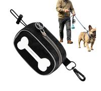 Genérico Hands Free Poop Bag Holder - Dog Waste Bag Dispenser Pouch | Portable Pet Waste Storage for Dog Walking Travel Camping Hiking Leash Clip Outdoor Accessory