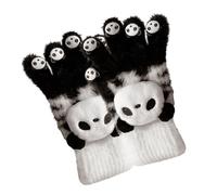 Genérico Handschuhe | Weiches Niedliches Panda-Design Für Den Alltag | Warme Winter Handschuhe Mit Vollfinger Für Kaltes Wetter | Für Freizeit Schule Radfahren Pendeln Damen Und Jugendliche