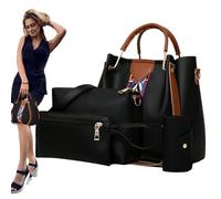 Genérico Handtaschen Für Damen Elegante Leder Tasche Mit Tragegriff Stilvolle Schultertasche | Umhängetasche Damenhandtasche Modisch Alltag Büro Reise Abendtasche Praktisch Leicht Hochwertig