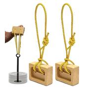 Genérico Hangboard De Escalada Portátil: Entrenador De Potencia con Los Dedos De Mano, Soporte para Ejercicios De Madera Natural, Tabla De Entrenamiento De Suspensión, De Acondicionamiento Prog