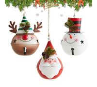 Genérico Hanging Christmas Tree Ornaments - Cute Christmas Ornaments | 3piece Cute Decorative Figurines | Christmâs Pendant Holiday Decorations for Stocking Stuffers Door Branch Indoor Outdoor Porch