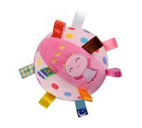 Genérico Hanging Dog Training Ball Toy - Squeaky Soft Cotton Stuffed, 16cm - Bells Built In Bungee Chew Toy For Puppy Interactive Play