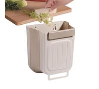 Genérico Hanging Kitchen Bin - Apartment Bathroom Bin | 27.5x25x16cm Waste Bins Kitchen for Apartments, PP Trash Storage with Compact Design, Toilet Trash Basket, Toilet Waste Bins for Disposal Use