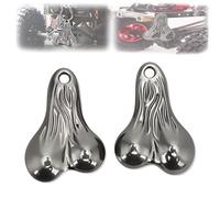 Genérico Hanging Truck Balls Nuts,Bumper Balls Bull Nuts Zinc Alloy Hanging Truck for 1/10 Universal RC Cars Realistic Durable Car Accessories (Titanium) (2pcs)