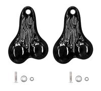 Genérico Hanging Truck Balls Nuts, Nuts for Hanging Trucks, Zinc Alloy Hangings Truck Balls Nutss for 1/10 Universal RC Cars (Black * 2Pcs)