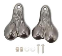 Genérico Hanging Truck Balls Nuts, Zinc Alloy Bumper Balls Bull Nuts for 1/10, Scale Universal RC Trucks & Cars, 53x38x11mm