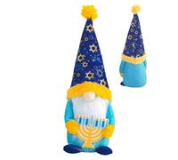 Genérico Hanukkah Faceless Gnomes - Hanukkah Decorations | Creative Swedish Tomte Toy | Hanukkahs White and Blue Gnomes | Decorative Good Luck Hanukkahs Decorations For Home