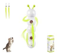 Genérico Happy Luna Cat Toy, Whirlie Cat Toy, Smart Motion Cats Toys with Worm Design, Caterpillar Smart Cats Toys for Hunting, Jumping, and Interactive Play (1Pcs)