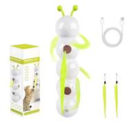 Genérico Happy Luna Cat Toy, Whirlie Smart Motion Cat Toy with Worm Design, with Suction Cup Worm-Shaped Interactive Teaser, For Cats of All Stage Toys (1pcs)
